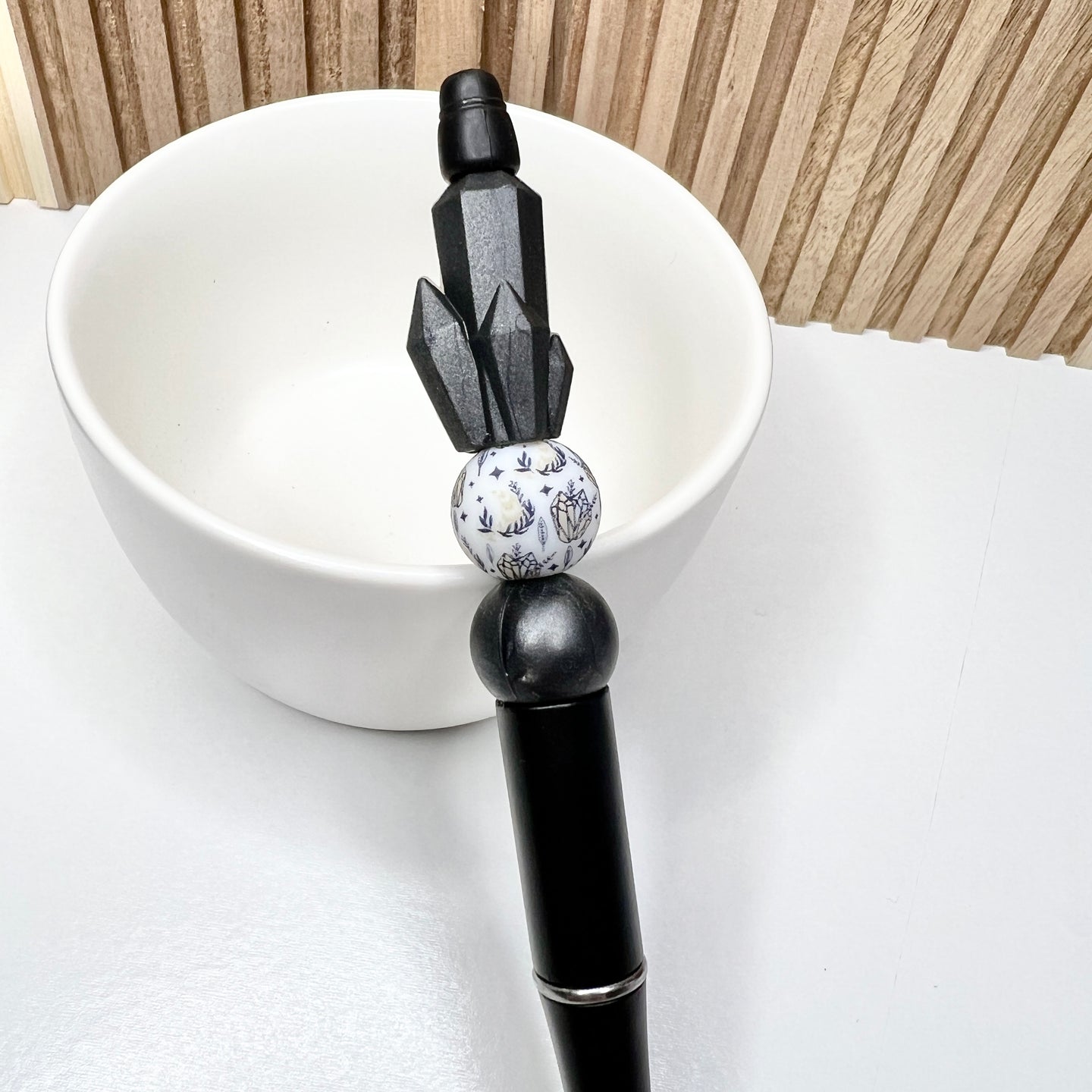 Black Crystal Plastic Pen